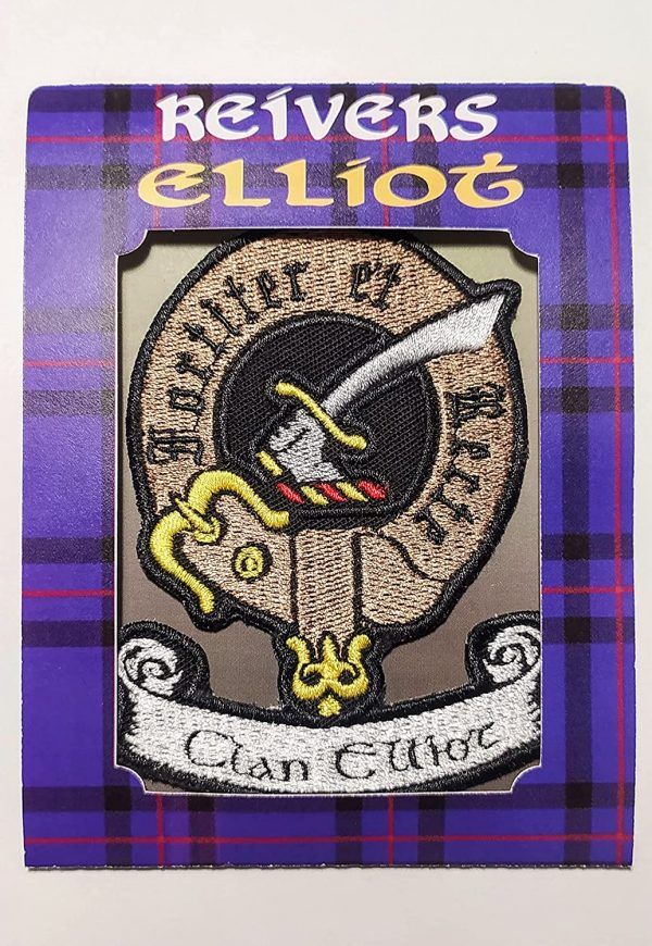 Elliot Border Reiver Clan Embroidered sew on patch