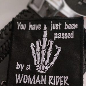 Woman rider patch