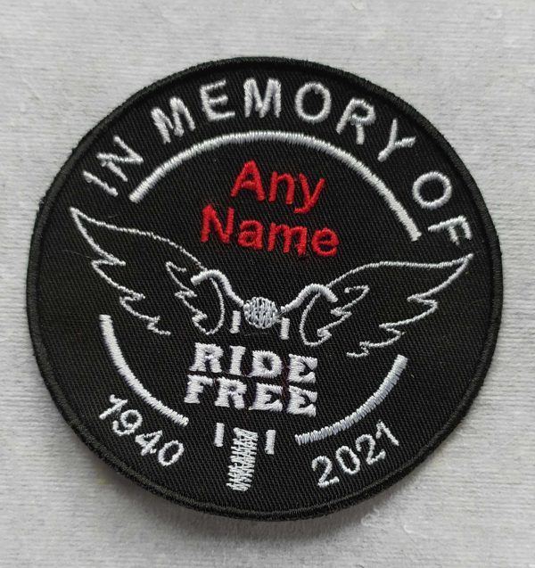 memorial patch for bikers