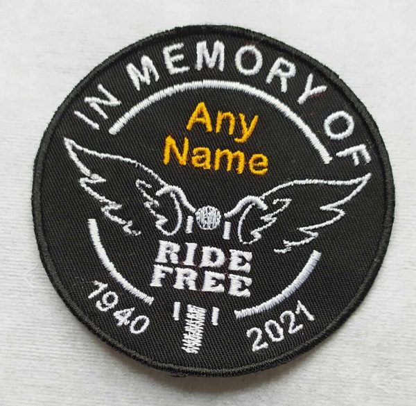 memorial patch for bikers